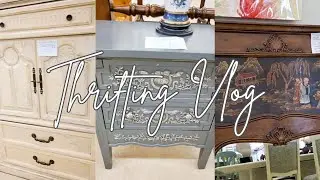 THRIFT SHOPPING | FEBRUARY VLOG | FURNITURE THRIFT