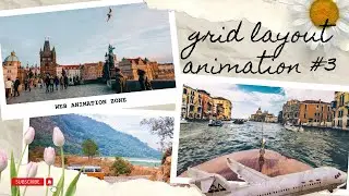 #css3  Grid + #threejs : Elevate Your Web Animation Skills! |#html5 #javascript | #webanimationzone