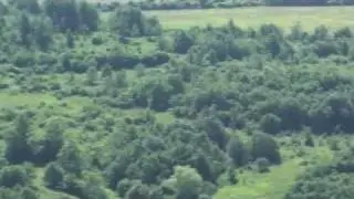 Панорама с дороги на дома и озеро 2010г.