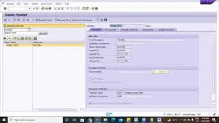 SAP Training Session - 5 (English) | SAP ABAP | Package | Types of Package| T-code for Package