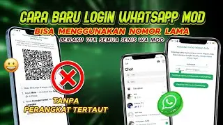 Auto Berhasil😋👍🏽 BEGINI CARA MASUK WA MOD 2024 | LOGIN WA MOD TERBARU TANPA PERANGKAT TERTAUT