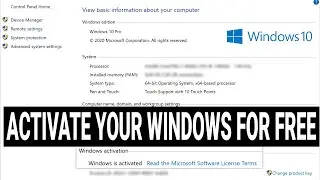 how to activate windows 10 or 11 in laptop with original key | Activate windows 10 for free