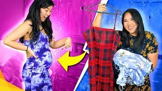 TRYING ON MATERNITY CLOTHES! | Sisters' Blog