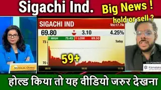 Sigachi share news today,sigachi industries share analysis,sigachi share target,