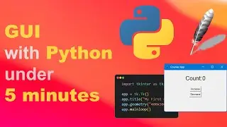 Create a Python GUI in 5 Minutes! (Tkinter for Beginners) | AudimX Nexon