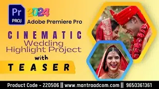 Wedding Highlight Project with teaser for Premiere Pro 2024 | New free Projects Download