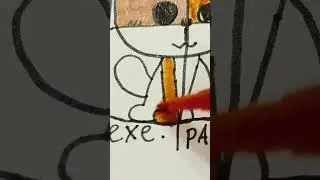 Раскрашиваем кота 3 часть^^💗