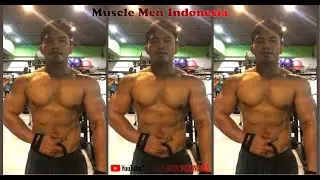 Pria Ganteng Berotot Berurat Sixpack Berkeringat | Hot Muscle Men Sixpack Sweaty Flex In The Gym