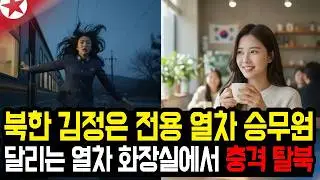 북한 김정은 전용 열차 승무원, 달리는 열차 화장실에서 충격 탈북 l 감동탈북사연