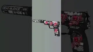 Mundo Das Skins. EP. Kit Preto 🖤 #cs2 #csgo #skinscsgo #ak #awp #gloves #glock #m4a1 #ak