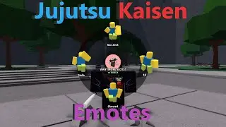 Roblox - The Strongest Battlegrounds - 5 Emotes in TSB from Jujutsu Kaisen