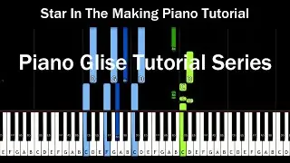 Star In The Making Piano Cover | Star | Yuvan Shankar Raja | Piano Glise Tutorial Series