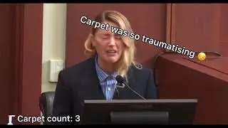 Amber Heard’s Carpet PTSD 😂 Johnny Depp trial Day 14
