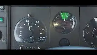 Мерседес 1324 6-пониженная и 6-повышенная разница в скорости на оборотах 2000 об/мин