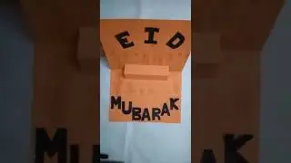 HOW TO MAKE EASY POP UP EID CARD 