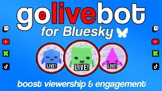 golivebot for Bluesky [SUPERSTREAM launch] [New app]