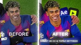 BEST 4K Quality For Football Edits | After Effects Tutorial (Free Presets Included)