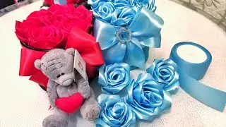 Lentden asan gül düzeltmek | Amazing diy ribbon rose | Diy easy flower Making