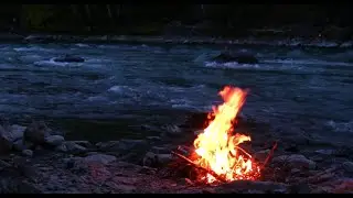 🔥Kamp Ateşi, Ateş Sesi, Akarsu Sesi