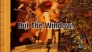 Out the window! | Texas Chainsaw Massacre