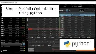 Simple Portfolio Optimization with Python