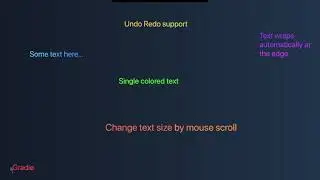 Text Annotation feature in Presentify - Write Text anywhere on the screen