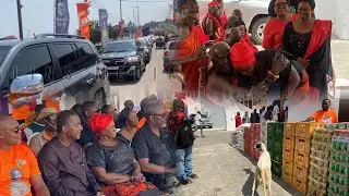 Prof. Naana & NDC Team Donate to Osaberima Kwesi Arthur for Fetu Afahye