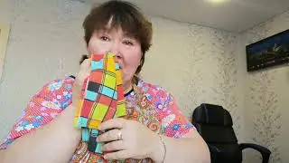 Жареная конина на обед, я в новом фартуке.