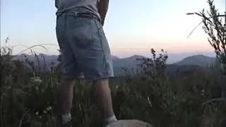 Peeing on top of Mountain ⛰🗻🏔 Fertilization up lands🌾😎🙈🍃💦 | Mr. pee | Boy Peeing in outside