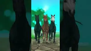 Танцы лошадей часть 3🥰 тг Pretty Channel  #horse #starstable