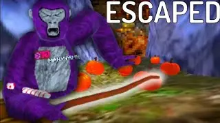 I ESCAPED THE MAP in Gorilla Tag's New Halloween update...
