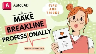 AutoCAD - How to make Breakline? | Size of Breakline | BREAKLINE Command