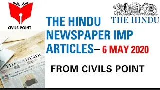 The Hindu Newspaper 6 may 2020