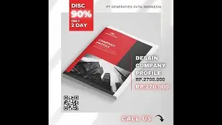 Promo disc 90% untuk Desain Company profile