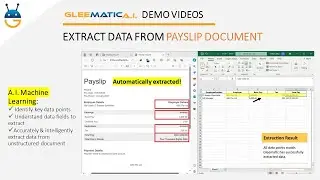 Extract Data from Pay-slip | Intelligent Document Extraction with A.I. Machine Learning