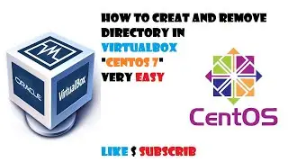 How to create and remove directory in VirtualBox "CentOS7" very easy