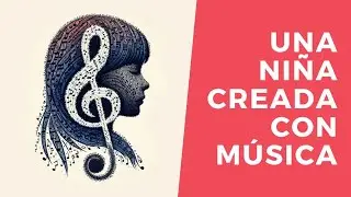 Representando con música a una niña de 6 años