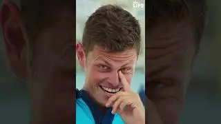 Lifeguards protect these young girls from inappropriate man! 