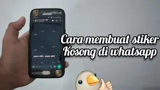 cara membuat stiker kosong diwhatsapp