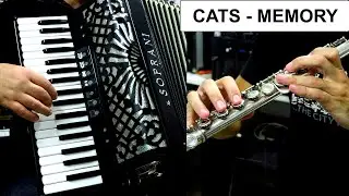 CATS - MEMORY - ACCORDION & FLUTE FILM SONGS