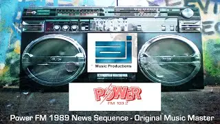 #Powerfm #music AJ Power FM 103.2 (UK) Southampton 1989 News Sequence -Music Only