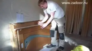 Установка межкомнатных дверей! www.zadoor.ru