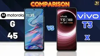 Motorola G45 vs Vivo T3x : Which Phone is Best❓😲