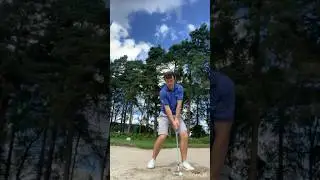 BUNKER PLAY IS EASY🔥🔥 #golf #golfshot #golfswing #golfingtips #athlete #goodvibes #golfswag