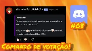 Comando de Votação - Tutorial Discord | #08