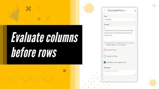 Evaluate Columns before Rows in Power BI | Inforiver