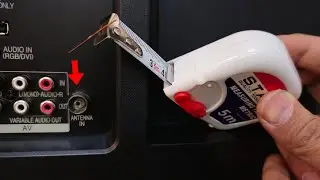 Insert Tape Measure Into The TV and Watch All Channels In The World || Antenna Booster
