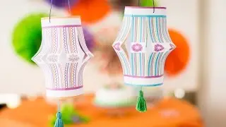 Cómo hacer Farolillos chinos. Como hacer faroles de papel.