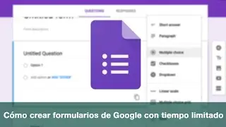 👩‍🏫 Google Forms + Timify.me | Crear formularios de Google con tiempo limitado