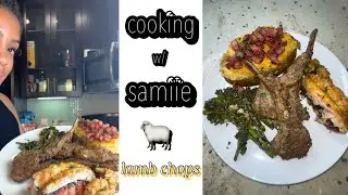 cooking vlog : Lamb Chops 🐑 | samiie